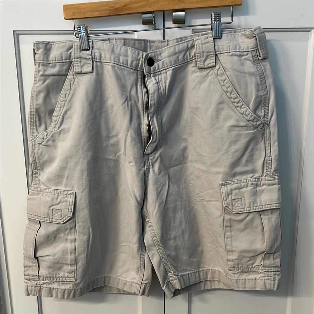 Men's beige Cargo Shorts (38)
